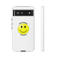 Happy Face Phone Case, Tough Cases, Don’t Worry, Be Happy, Cute Gift for Friends, Positive Vibes, Fun Mobile Accessories