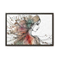 Matte Canvas, Framed (Multi-color) - Girl Whispers