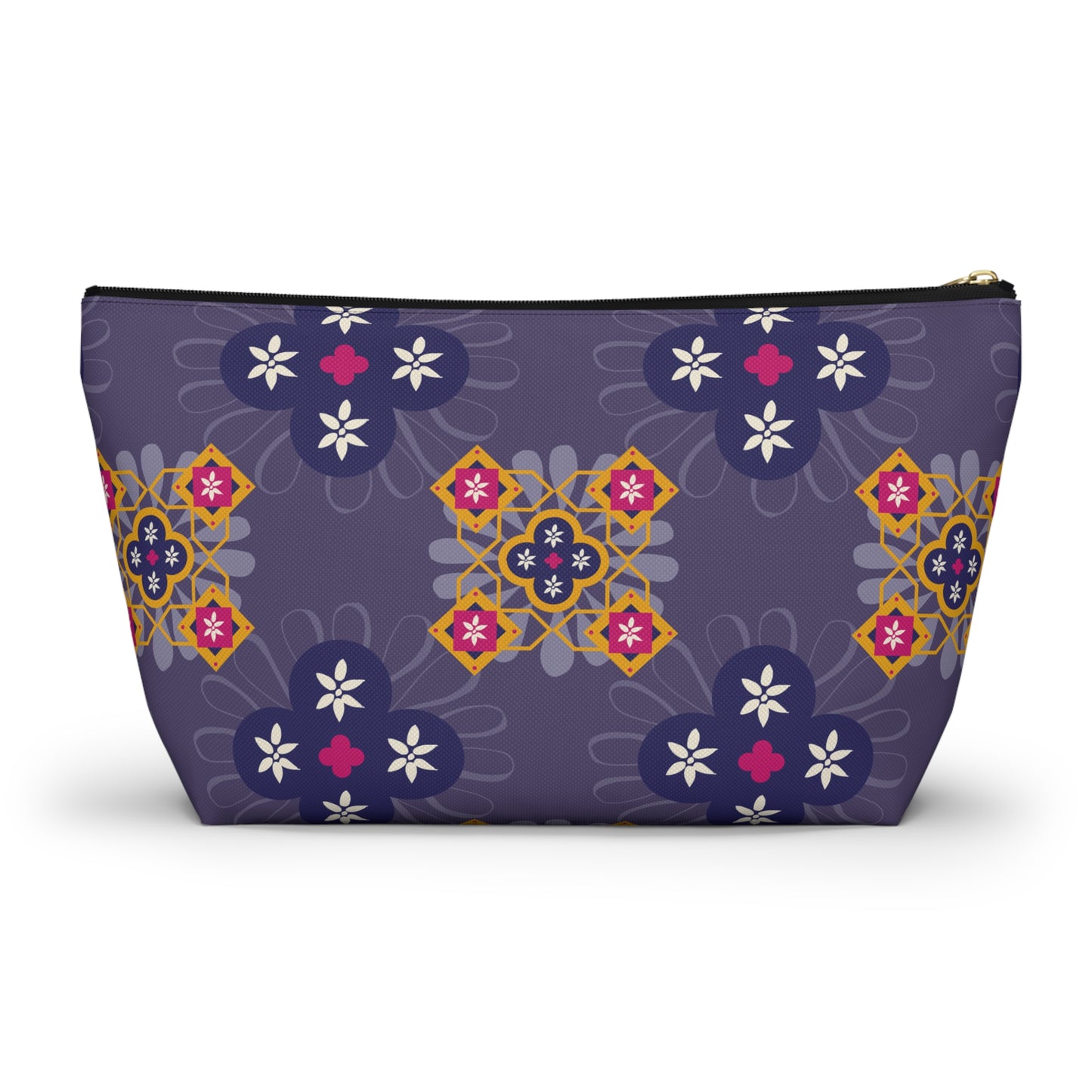 Vibrant Floral Accessory Pouch, Makeup Bag, Travel Organizer, Cute Storage, Gift for Her
