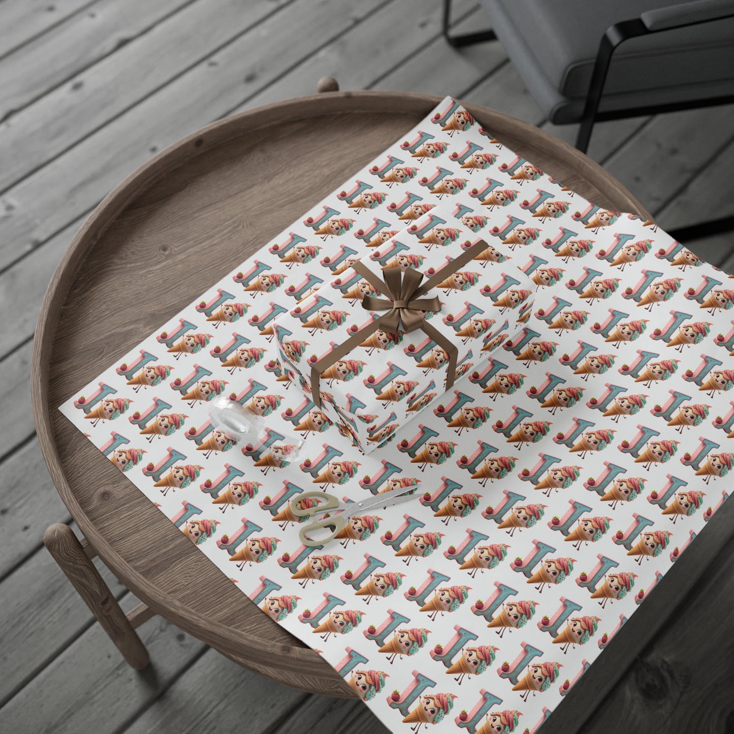 Playful Animal-Themed Wrapping Paper, Fun Gift Wrap for Birthdays, Holidays, Kids Parties, Eco-Friendly Gift Packaging, Decorative Wrap