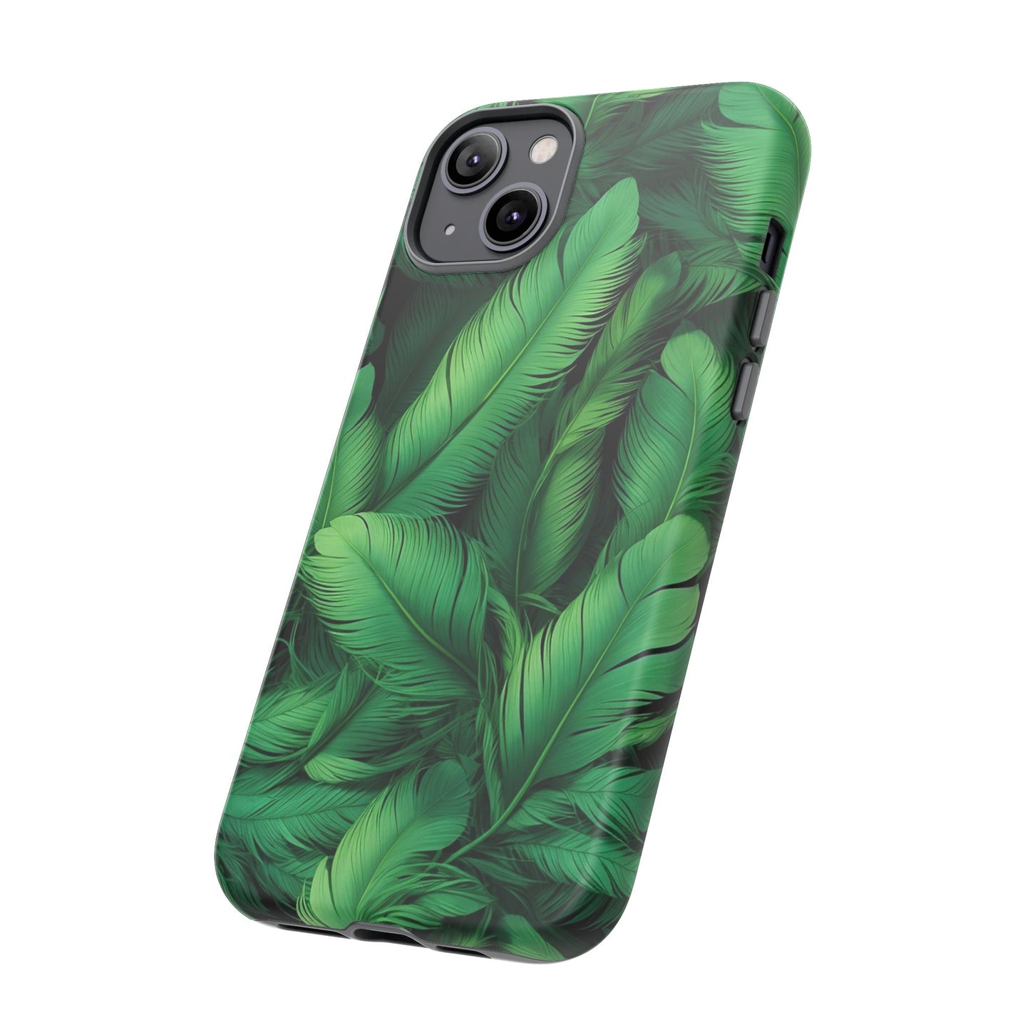 Tough Cases - Tropical Leaf Phone Case, Nature-inspired, Phone Accessory, Gift for Her, Jungle Theme, Eco-Friendly