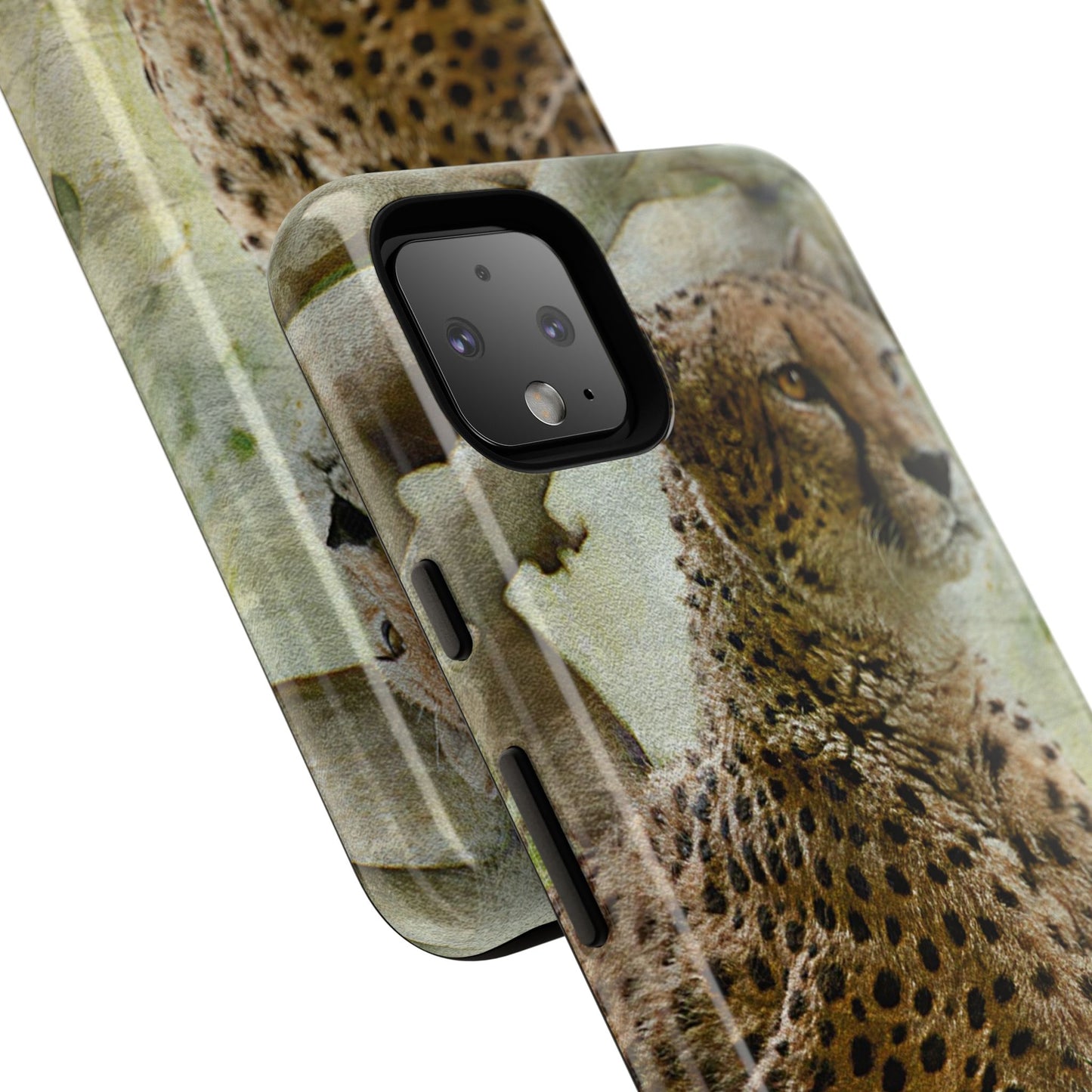 Cheetah Phone Case, Tough Cases, Animal Lover Gift, Wildlife Protection, Eco-Friendly Mobile Cover, Unique Phone Accessory