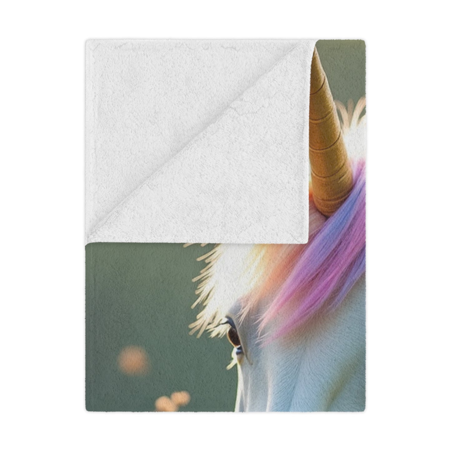 Unicorn Minky Blanket – Soft Rainbow-Maned Fantasy Throw for Kids & Gift