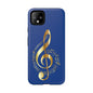 Tough Cases Blue and Gold Musical Note