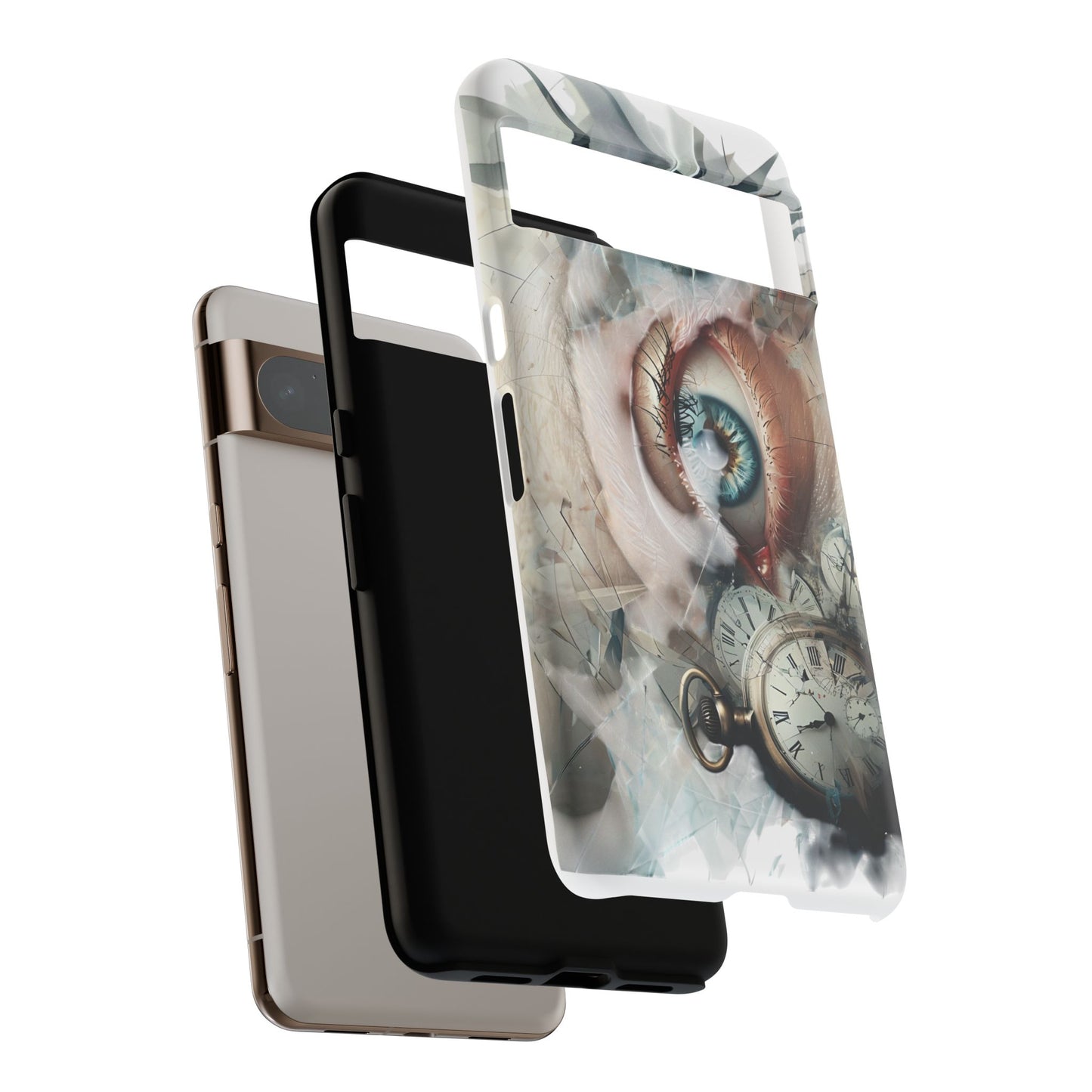 Artistic Eye Phone Case, Unique Smartphone Cover, Whimsical Gift for Art Lovers, Trendy Tech Accessory, Birthday Present, Holiday Gift