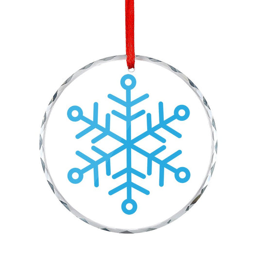 Glass Circular Ornament Pendant