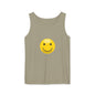 Smiley Face Tank Top, Summer Shirt, Casual Wear, Beach Outing, Gift for Friends, Positive Vibes Apparel