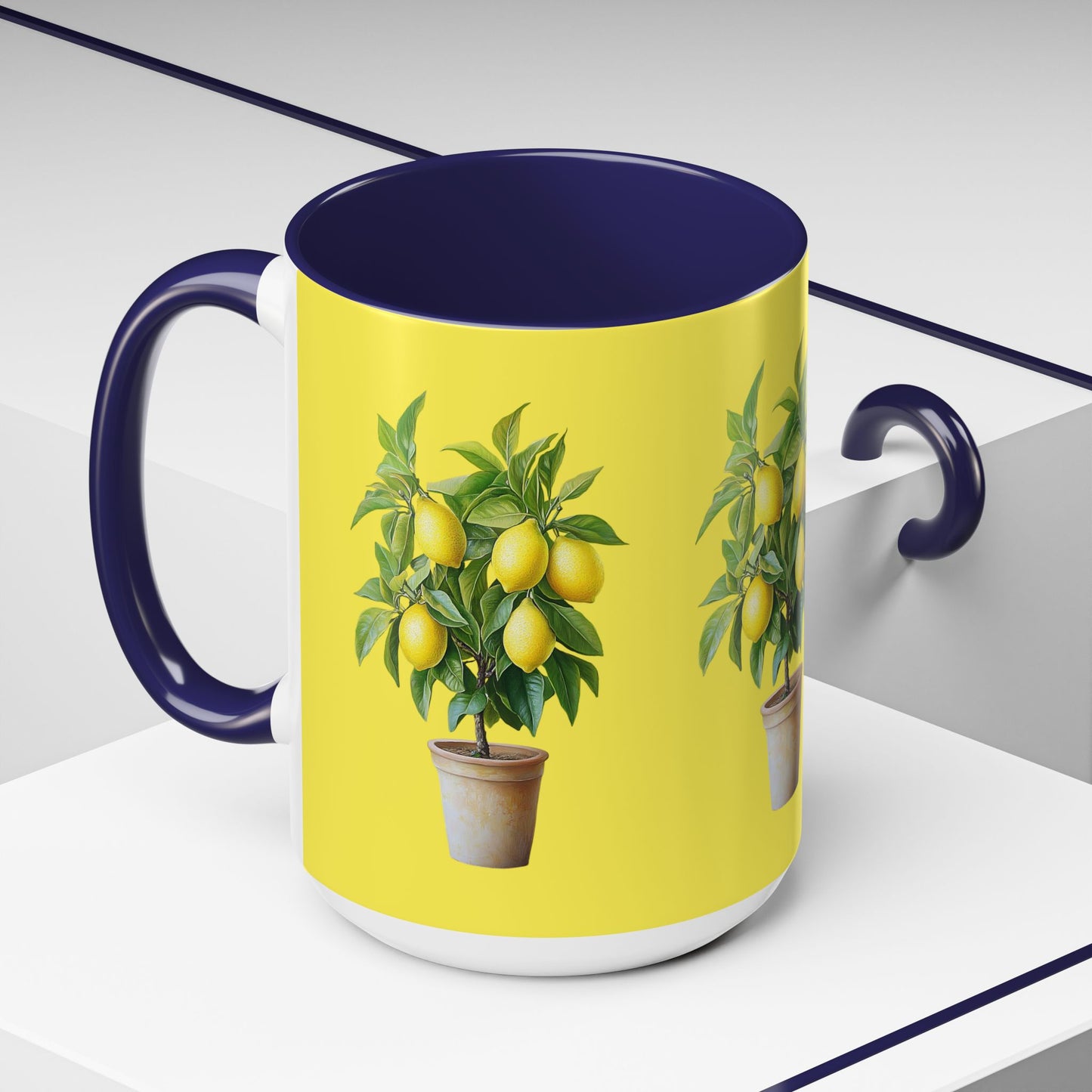 Lemon Tree Accent Coffee Mug - Cheerful Gift for Garden Lovers, Unique Kitchen Decor, Spring Celebration, Housewarming Present, [...]