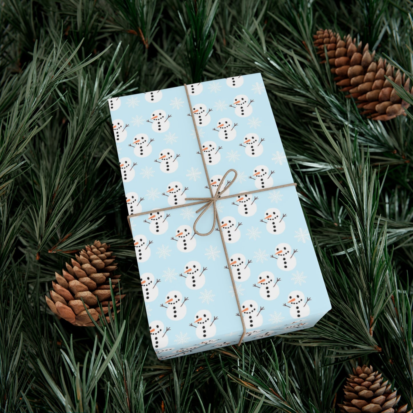 Snowman Gift Wrap Papers, Holiday Wrapping Paper, Christmas Gift Wrap, Cute Snowman Design, Winter Celebration Supplies
