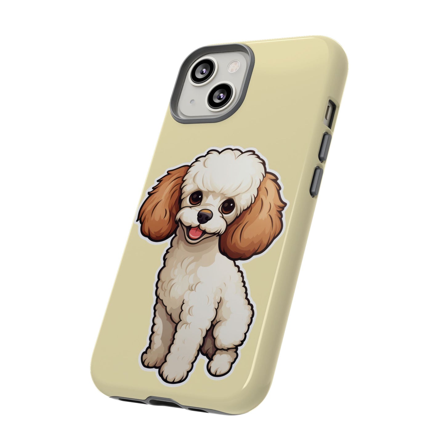 Cute Dog Phone Case, Pet Lover Gift, Custom Phone Cover, Cartoon Dog Case, Durable Phone Accessory