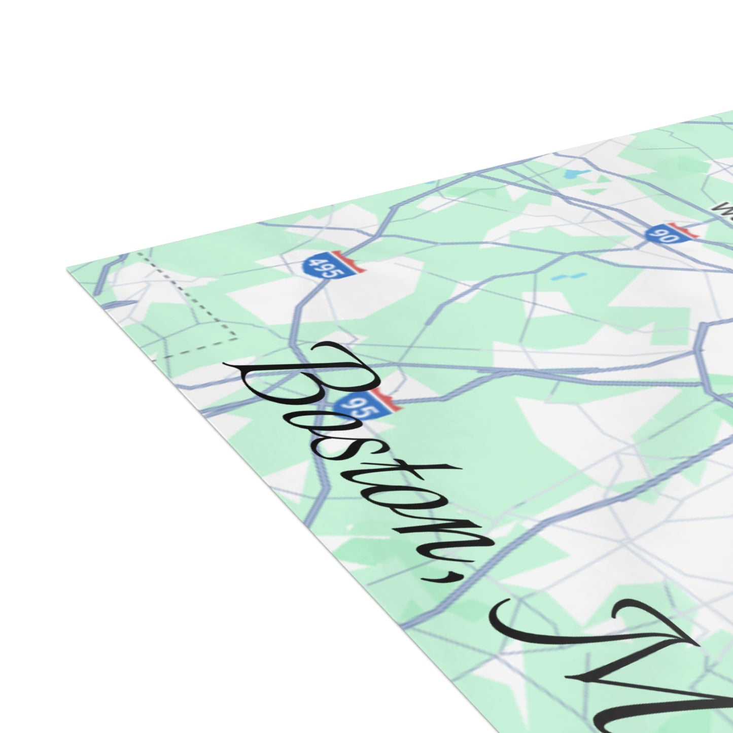 Boston Map Postcard Bundle - Personalized Travel Keepsake, Perfect for Souvenirs, Gifts, Wedding Invitations, or Event Thank You Cards