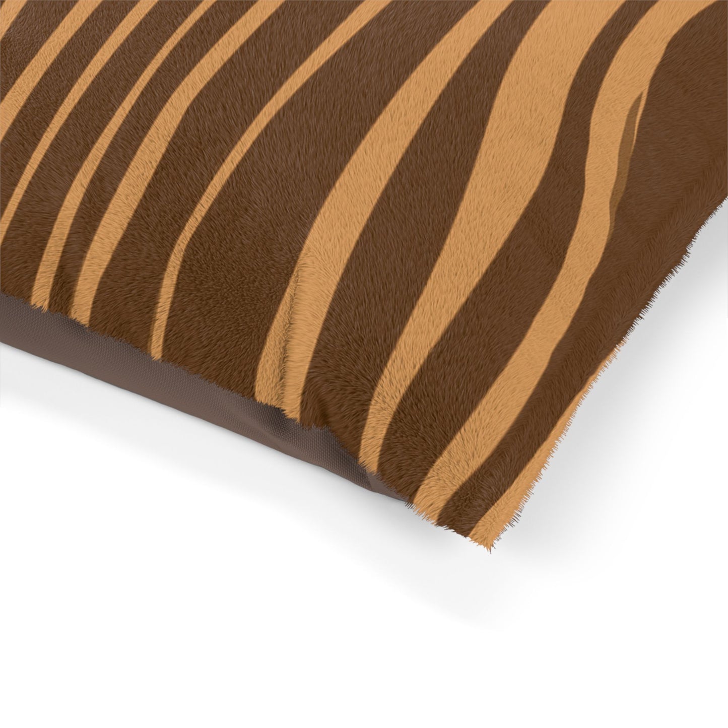 Cozy Pet Bed for Dogs & Cats - Stylish Wood Grain Pattern, Pet Cushion, Dog Bed, Cat Bed, Pet Gifts, Home Decor