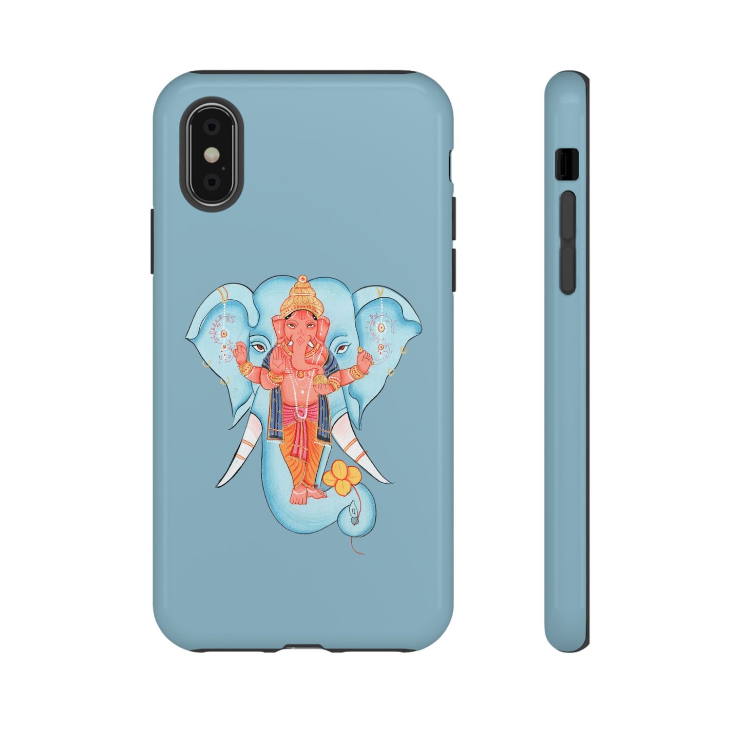 Tough Cases: Ganesh-Inspired Phone Case, Bohemian Phone Cover, Hindu Art Accessory, Festival Gift, Protective Phone Shell