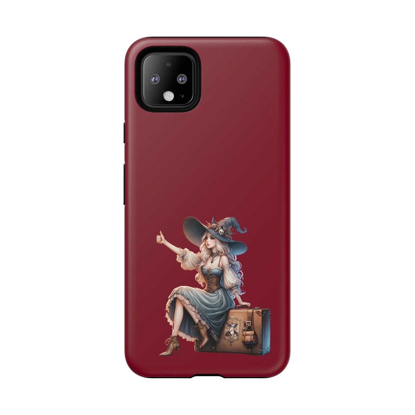 Witchy Phone Case - Magical, Durable - Halloween Gift, Cosplay Accessory, Cute Witch Design