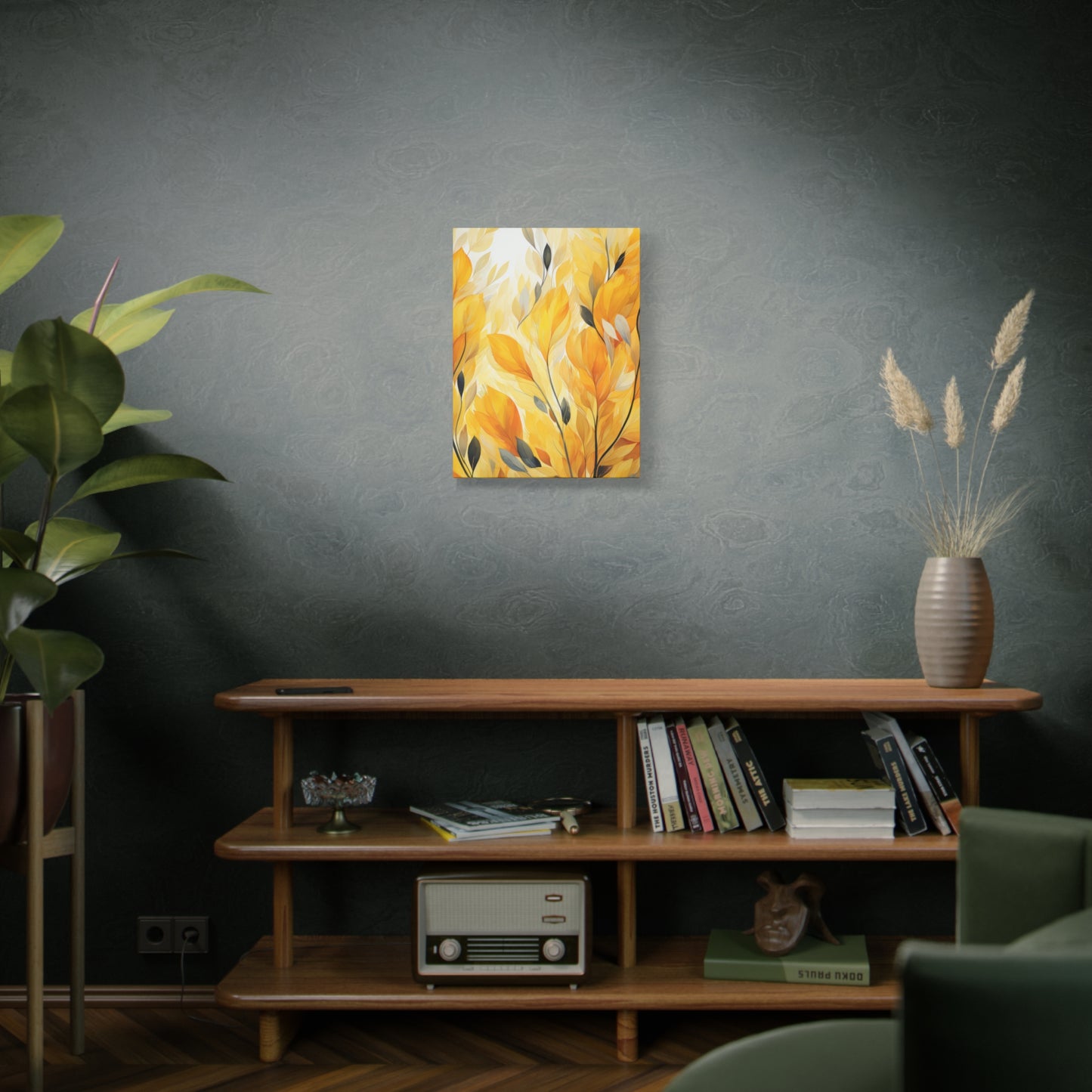 Gorgeous Yellow Matte Canvas Art Print, Stretched, 1.25"