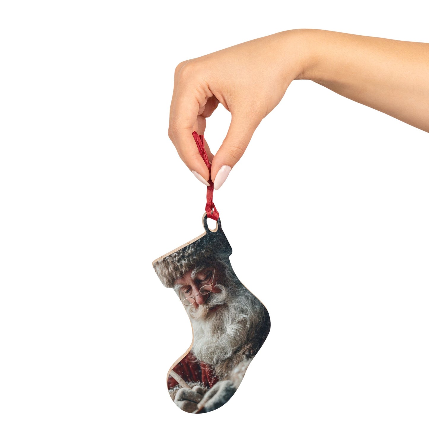 Wooden Ornaments - Santa