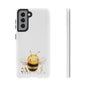 Bee Phone Case, Cute Bee Design, Tough Phone Cover, Gift for Nature Lovers, Floral Bee Mobile Case, Bee-themed Accessory