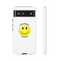 Happy Face Phone Case, Tough Cases, Don’t Worry, Be Happy, Cute Gift for Friends, Positive Vibes, Fun Mobile Accessories