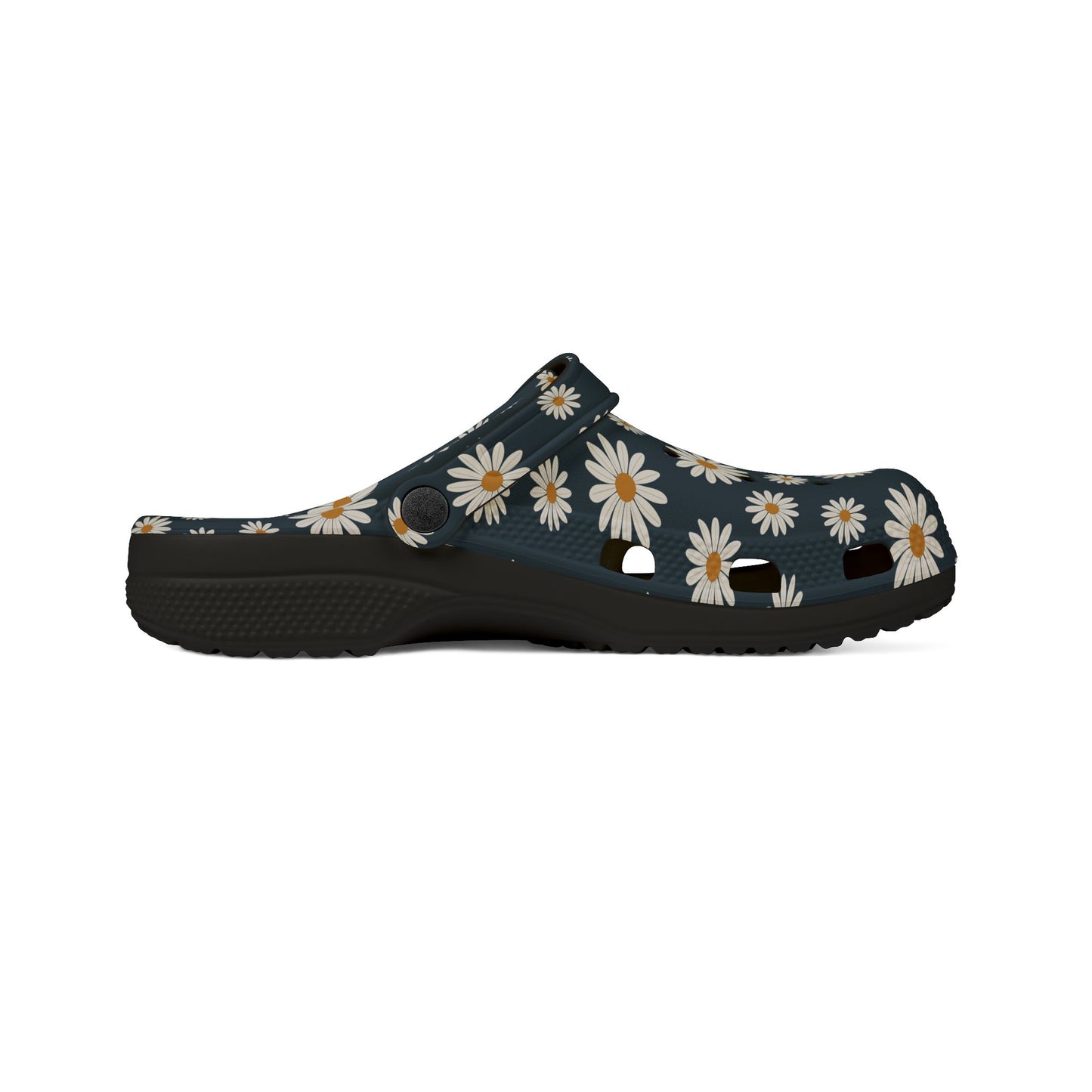 Daisy Print Foam Clogs/ Croc — Comfortable Floral Garden Shoes