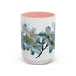 Floral Accent Coffee Mug