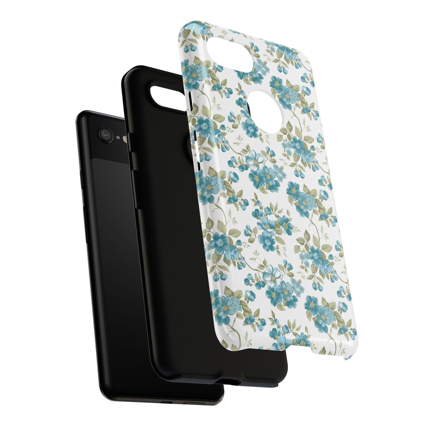 Floral Phone Case - Tough Cases, Durable Phone Cover, Cute Floral Design, Gift for Her, Trendy Phone Accessory, Spring Style