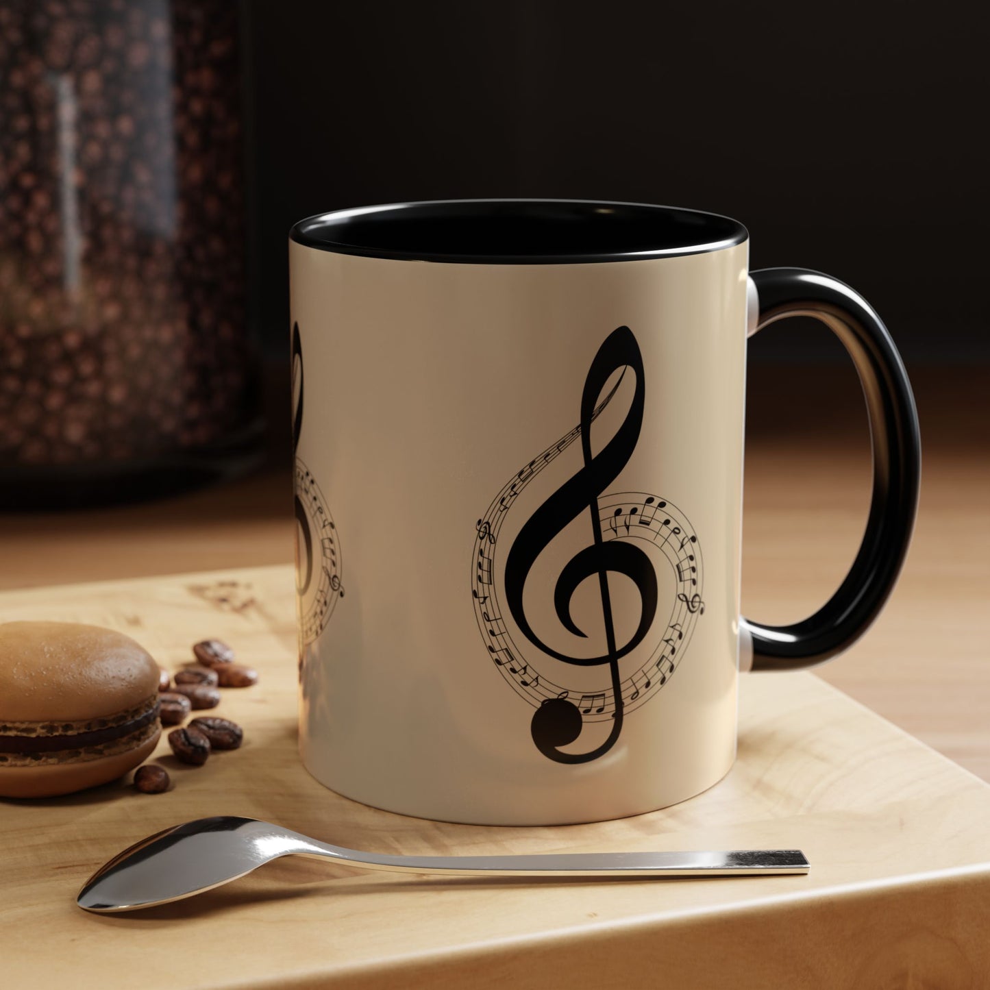 Musical Notes Coffee Mug - Perfect Gift for Music Lovers