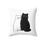 Cute Cat-Themed Decorative Pillow, Throw Pillow for Cat Lovers, Cozy Home Decor, Pet-Themed Gift, Cat Person Gift