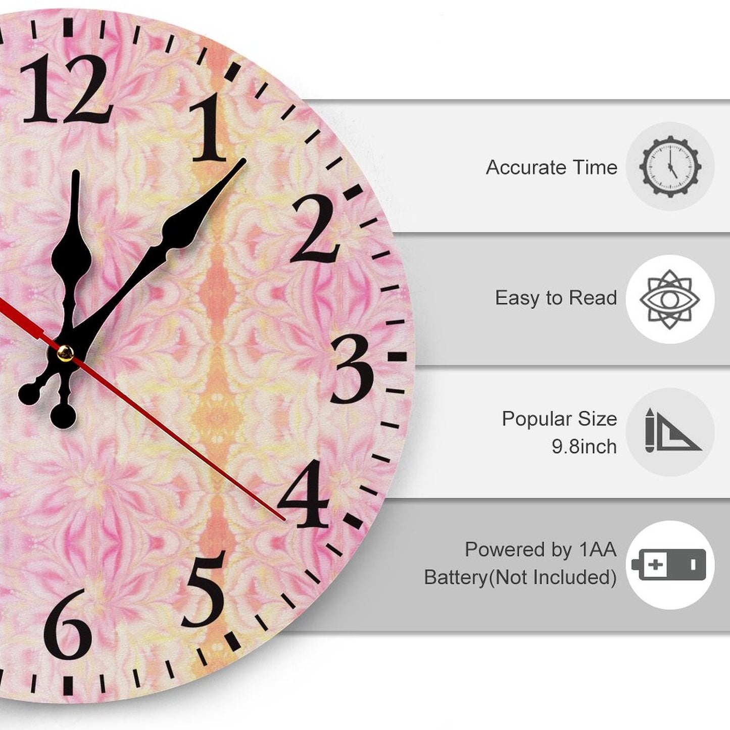 Modern Wooden Wall Clock