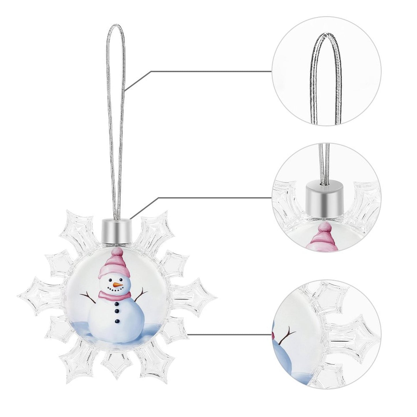 Christmas Snowflake Pendant