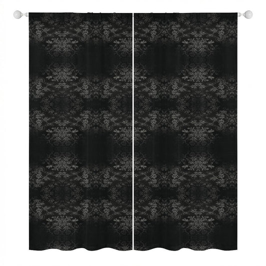 Sheer Curtain Black