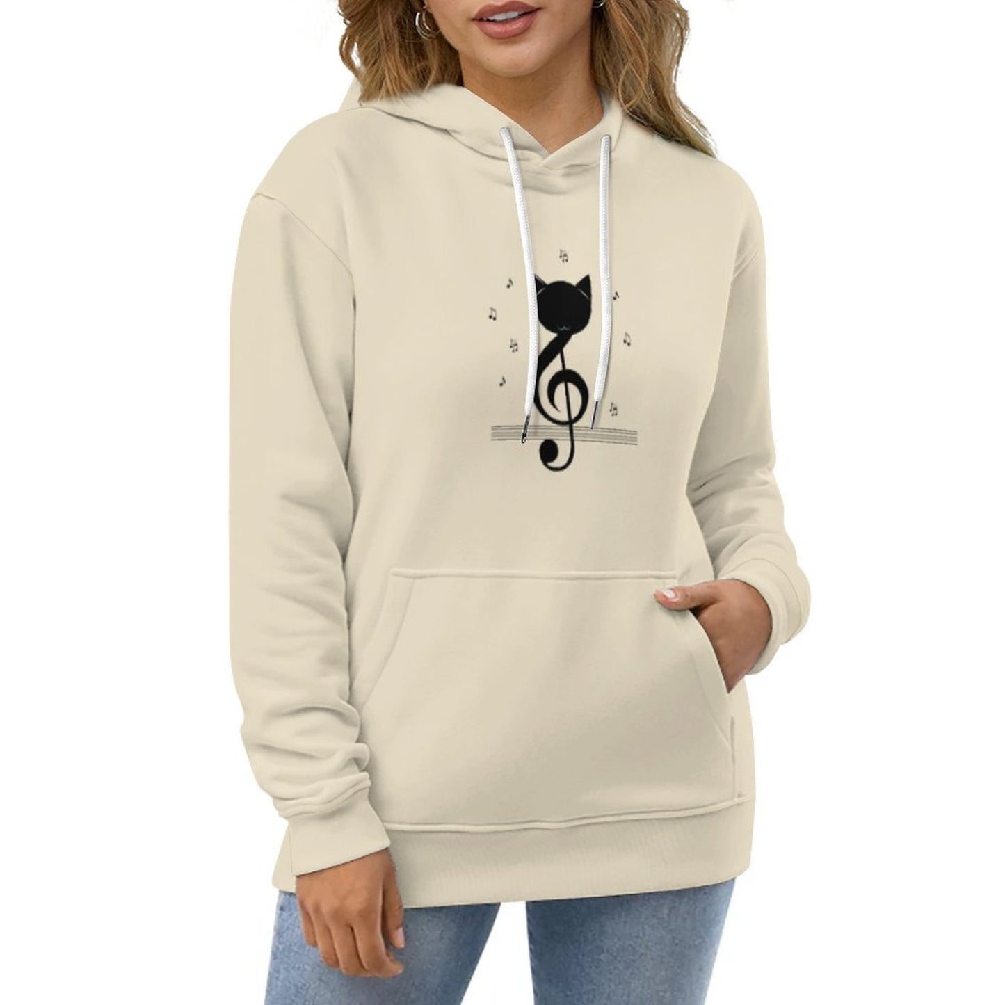 Cool Hoodie with Double-layer hood Cat