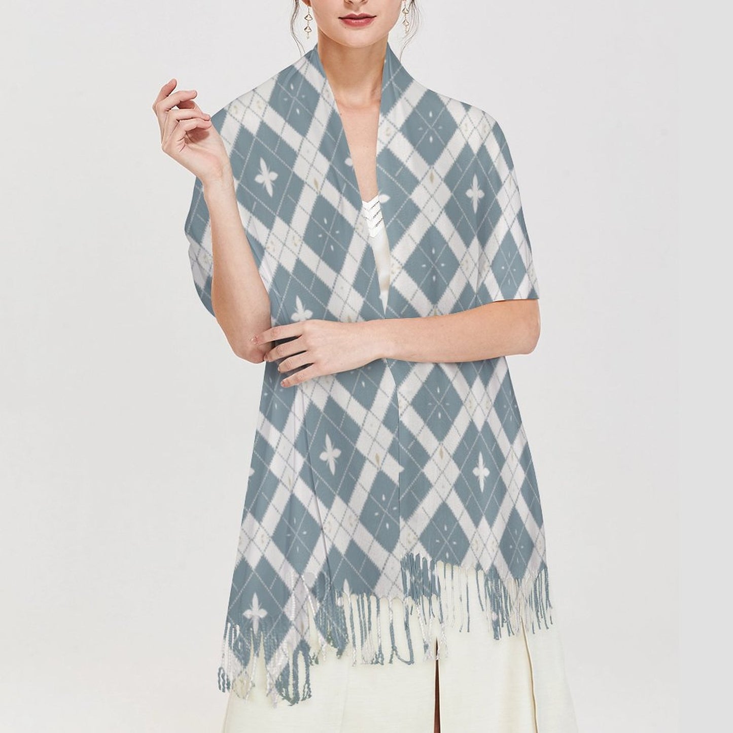 Cashmere-like Tassel Scarf