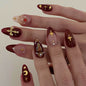 French Minimalist Nude Pink Almond Short Press On Nails