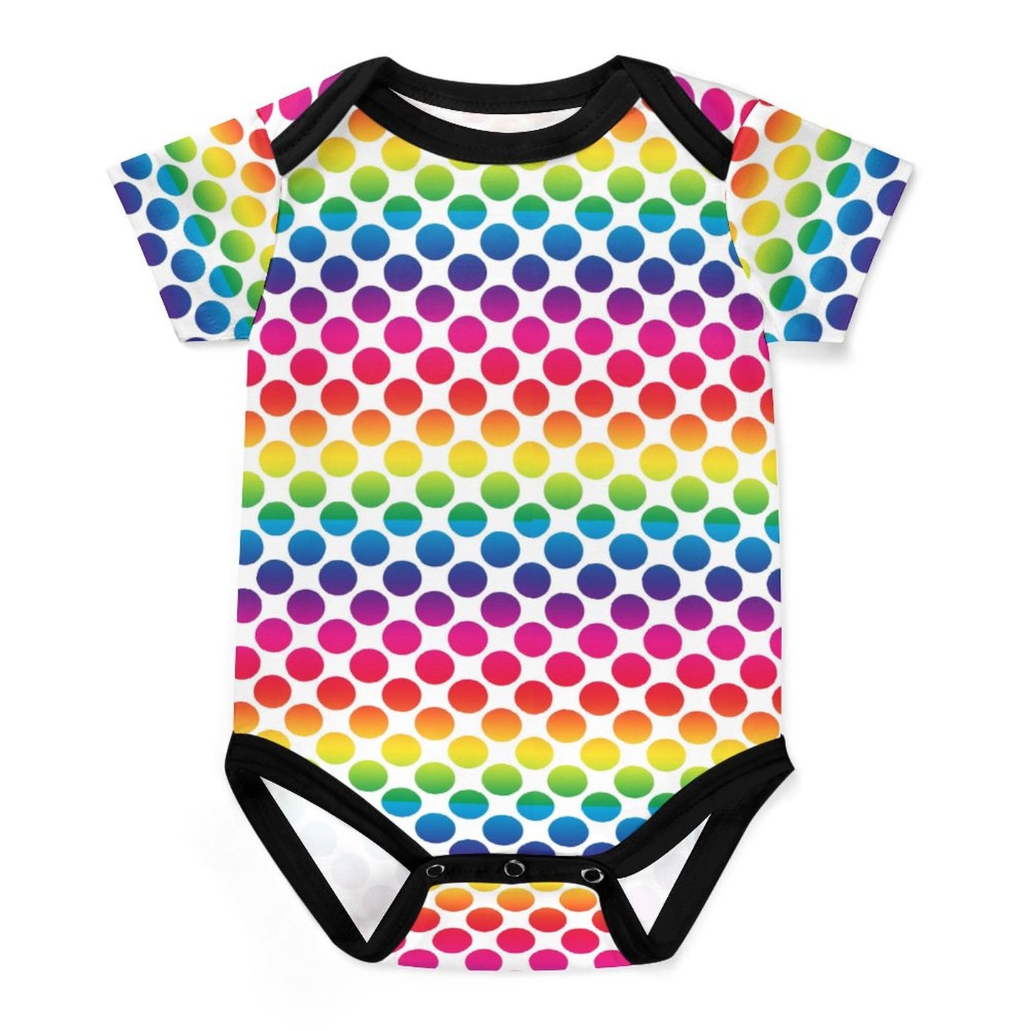 Faux Cotton Short Sleeve Baby Romper