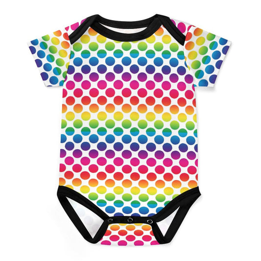 Faux Cotton Short Sleeve Baby Romper