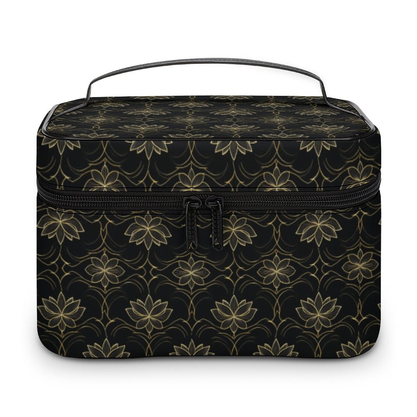 Make-up bag with Lychee pattern PU material