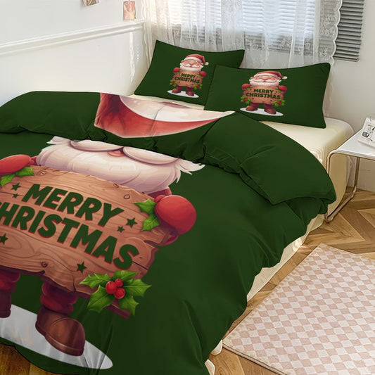 3-Piece Bedding Set-102"x90"/ 259x229cm (Dual-sided Printing)