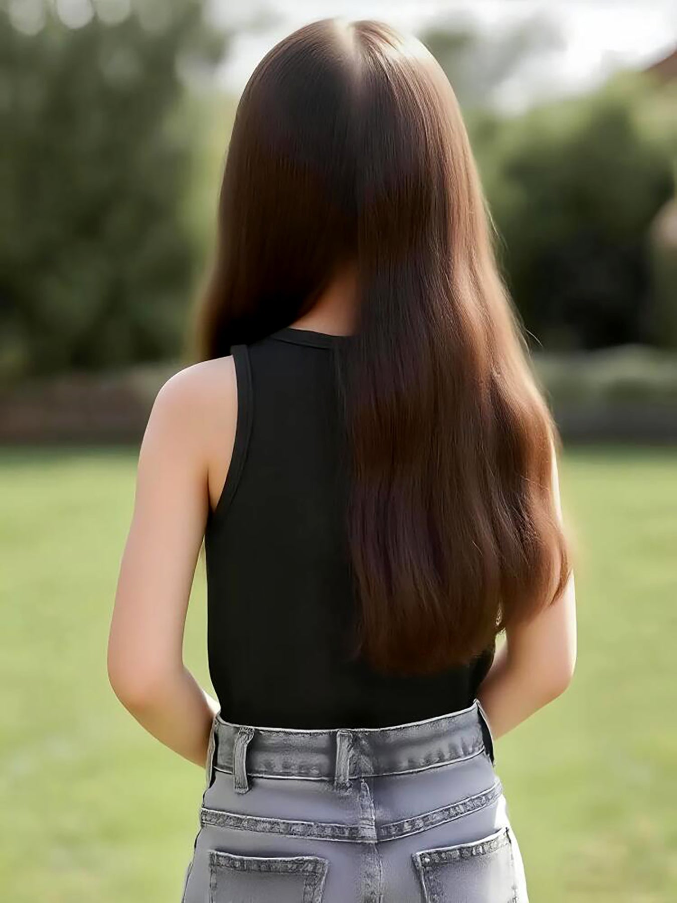 DTF Girls' Vest Letter - M