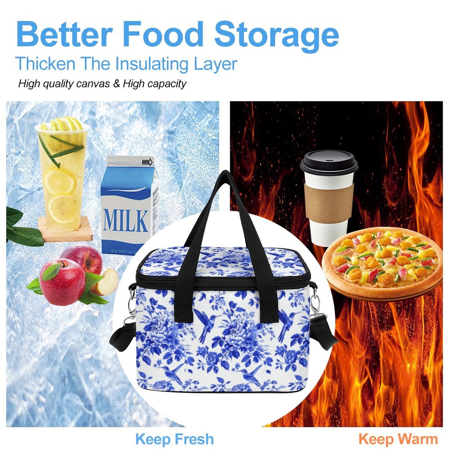 Portable Cooler Bag(All-Over Printing)