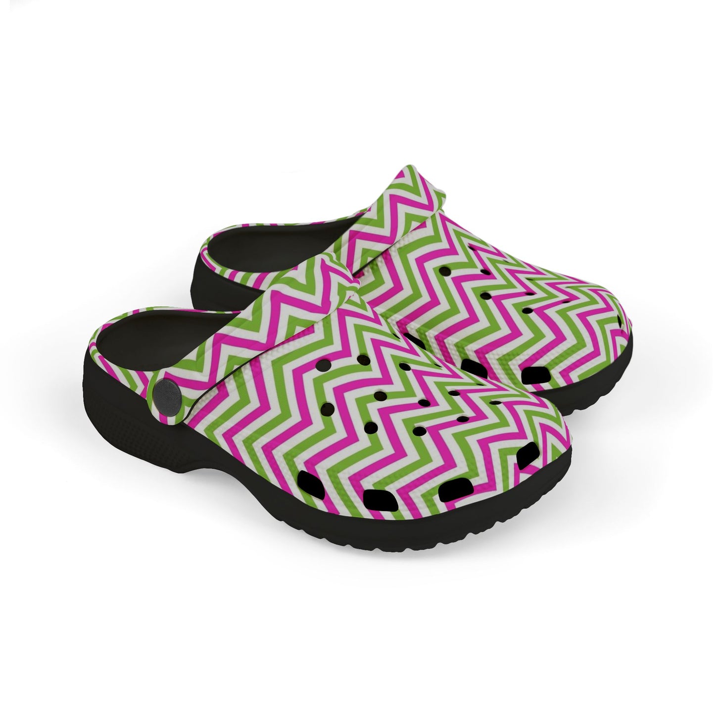 Colorful Kids Clogs, Fun EVA Foam Shoes, Bright Summer Footwear, Patterned Outdoor Slippers, Playful Kids Accessories