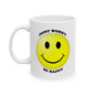 Cheerful Smile Ceramic Mug - Perfect Gift for Coffee Lovers, Birthday, Home Office, Friendship, Gift for Him or Her
