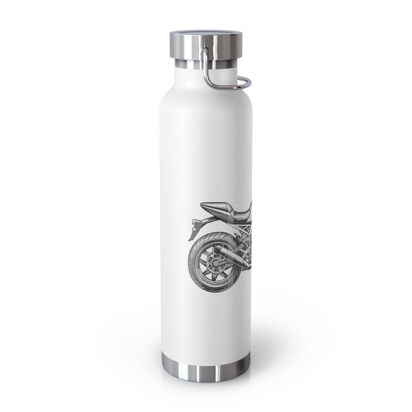 Motorcycle Insulated Water Bottle, Adventure Gift, Biker Mug, Fitness Bottle, Outdoor Hydration
