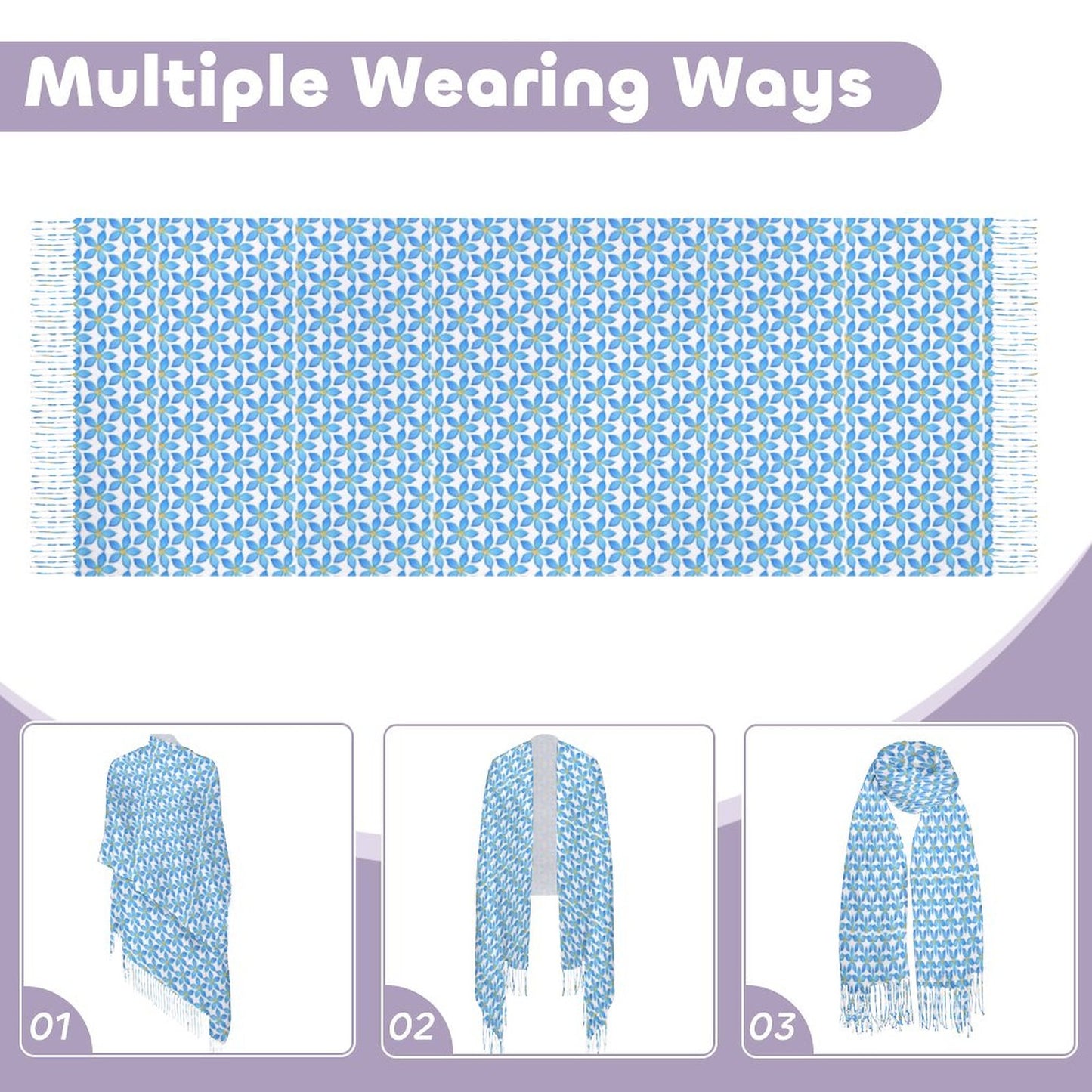 Cashmere-like Tassel Scarf