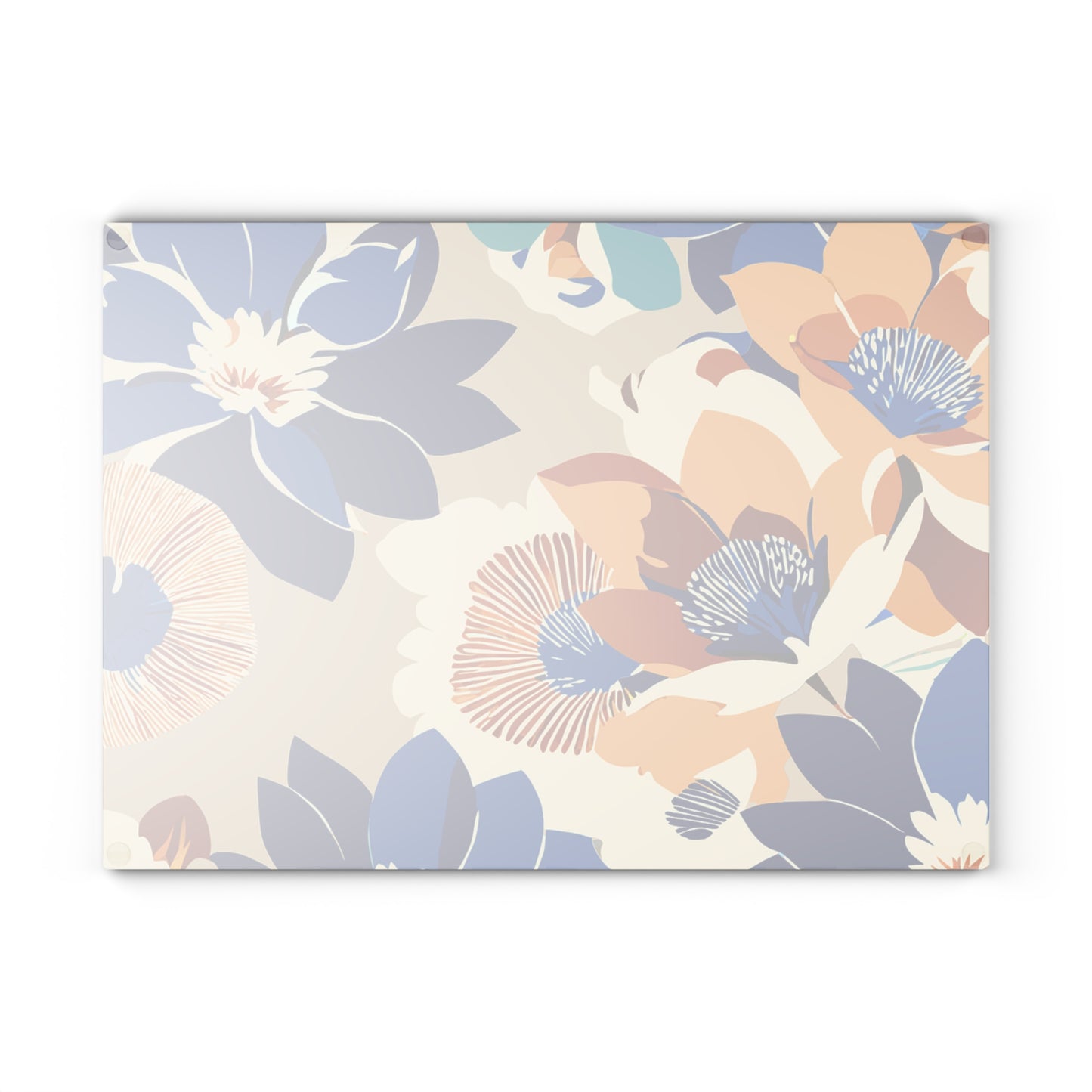 Vibrant Floral Glass Cutting Board, Kitchen Decor, Gift for Home Cooks, Wedding Present, Cooking Essentials, Unique Housewarming Gift