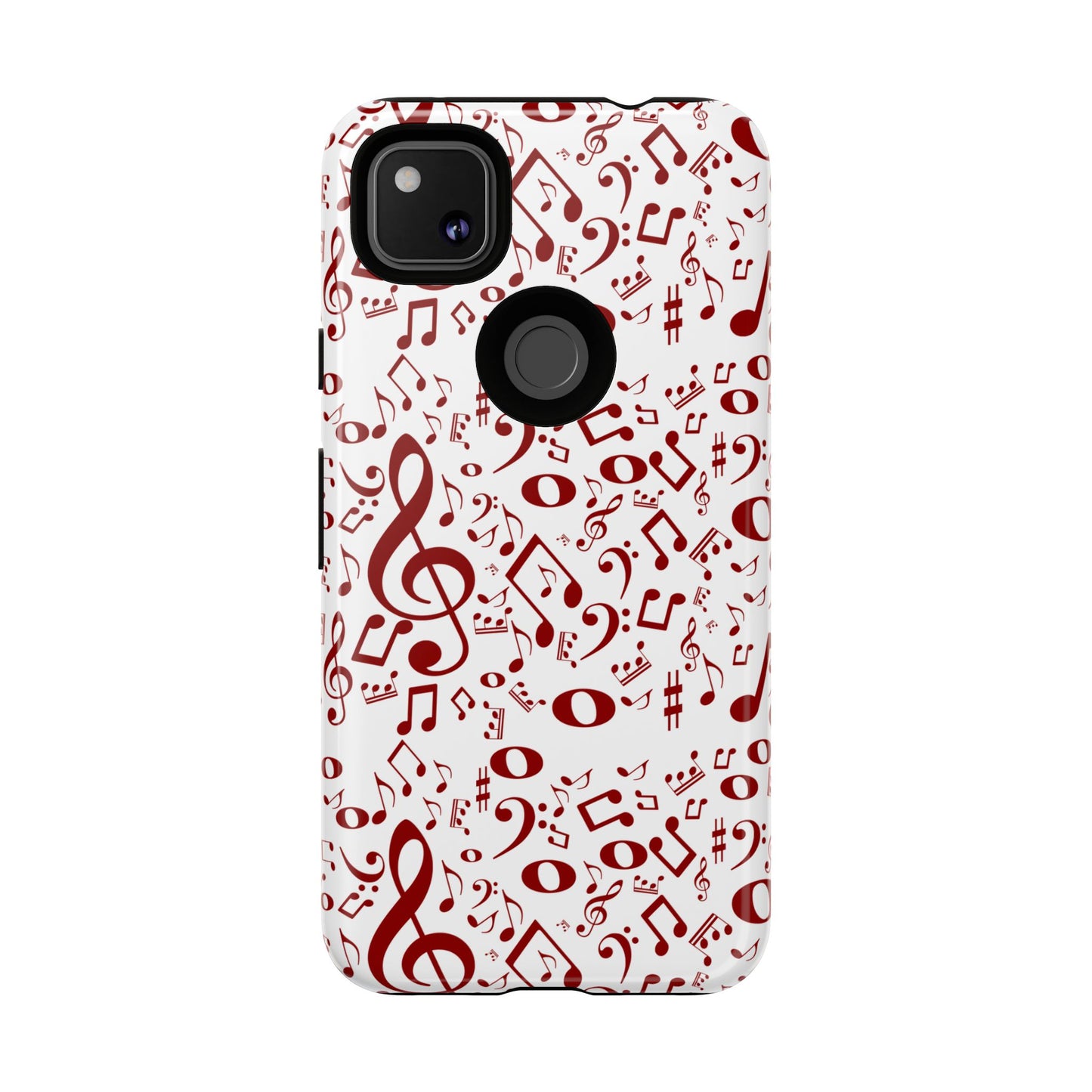 Musical Note Phone Case, Tough iPhone Cover, Gift for Musicians, Customizable, Music Lover's Accessory, Durable Phone Protection