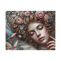 Floral Dream Portrait Puzzle — Surreal Woman & Birds Art Jigsaw (110–1014 pcs)