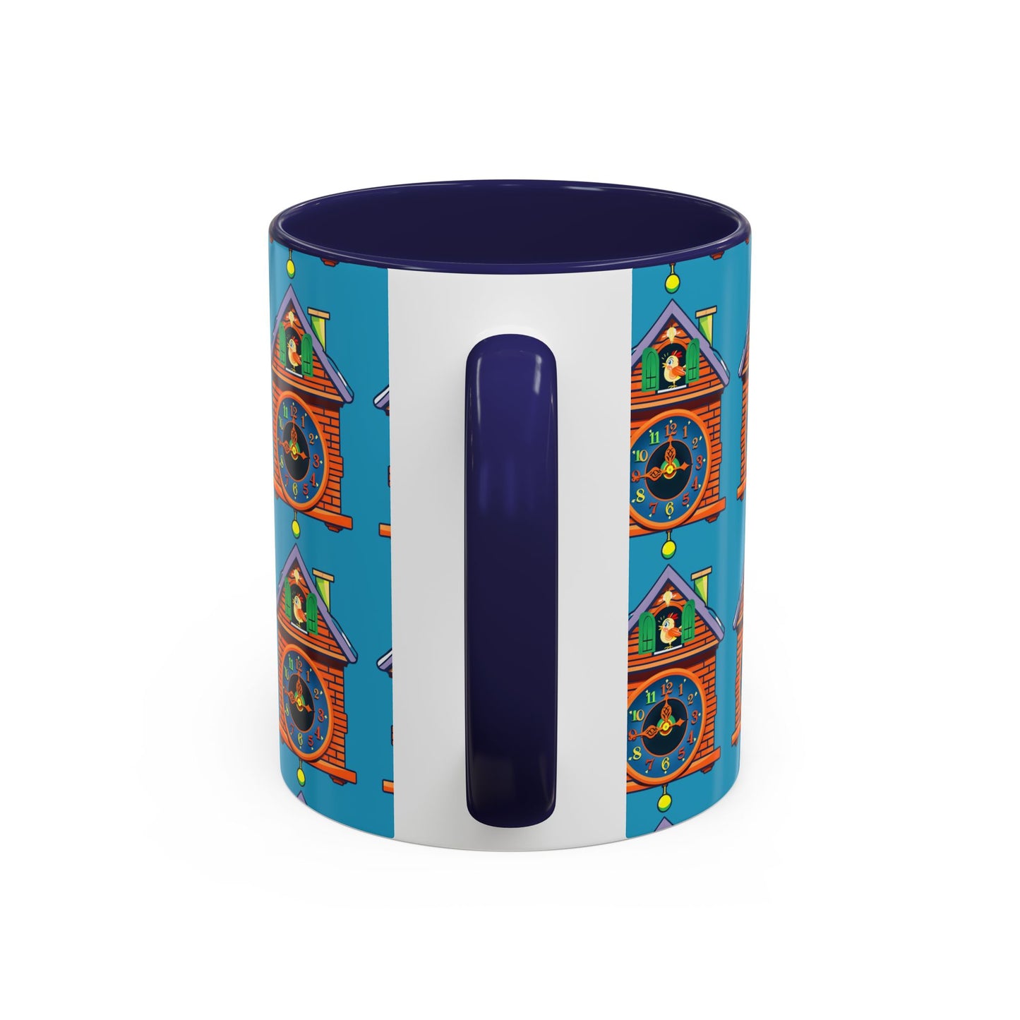 Whimsical Clock House Coffee Mug Unique Gift for Home Decor