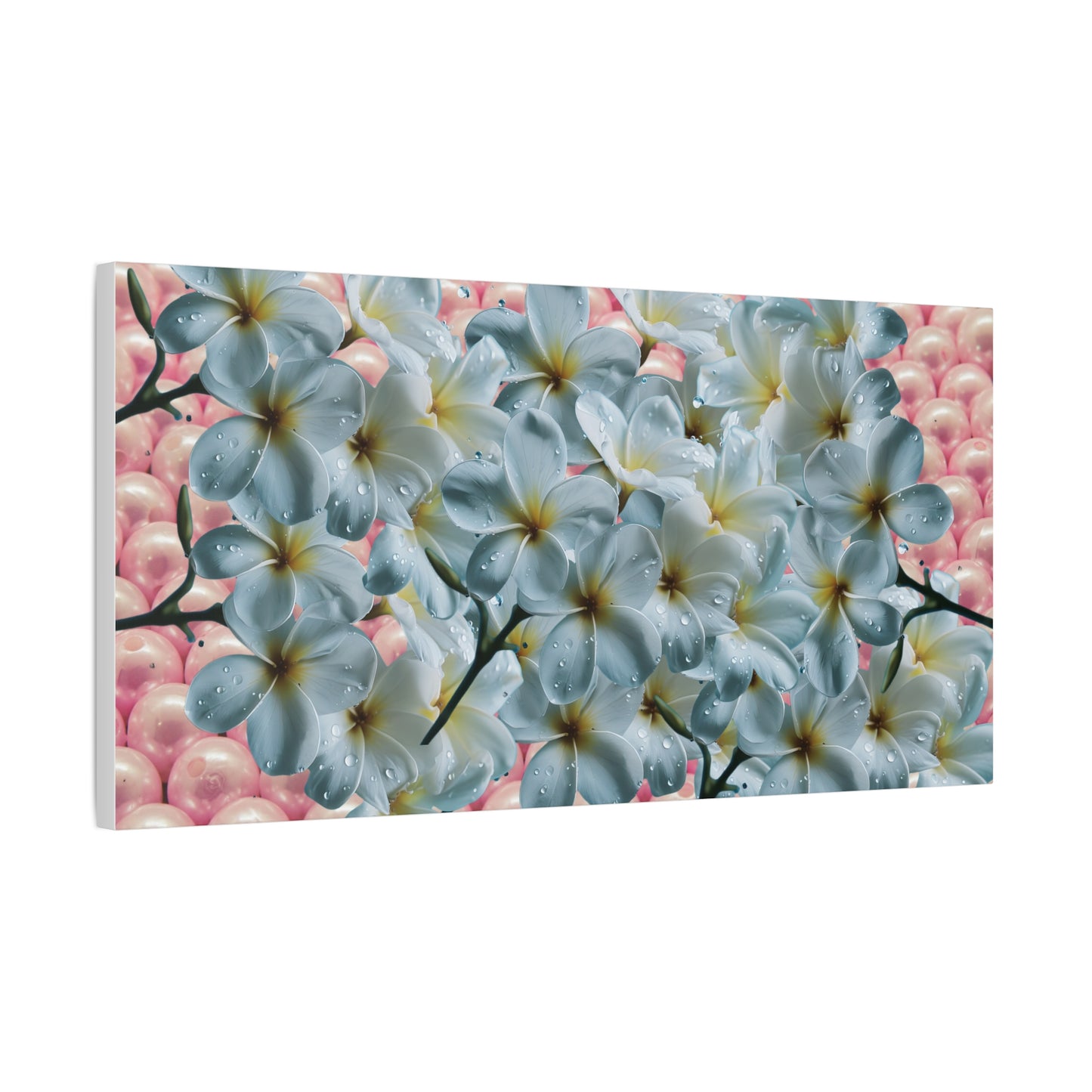 Floral Canvas Art Print - Elegant Home Decor, Botanical Wall Art, Gift for Her, Mother's Day Decoration, Vibrant Flower Artwork