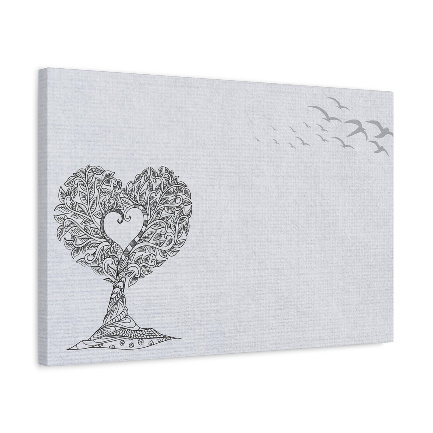 Matte Canvas, Stretched, 1.25" - Heart Tree