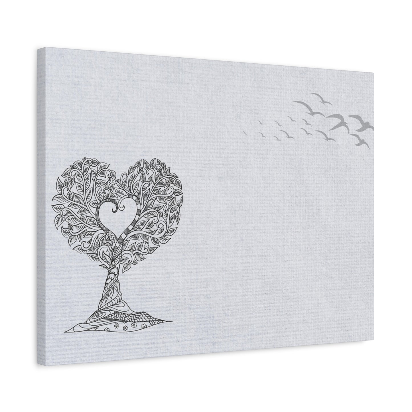 Matte Canvas, Stretched, 1.25" - Heart Tree